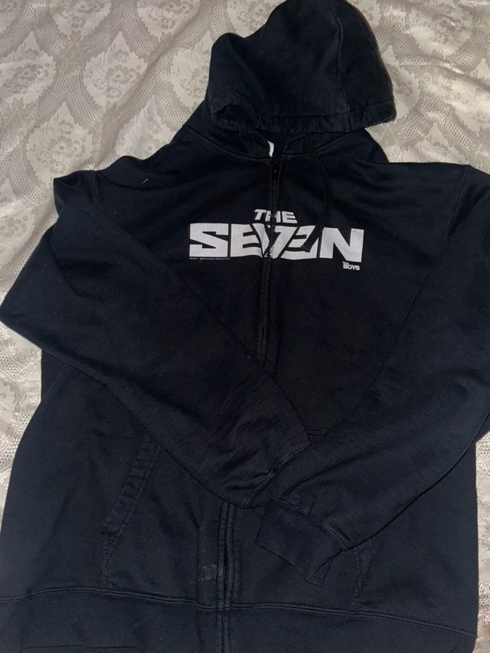 The Seven Black Full-Zip Hoodie